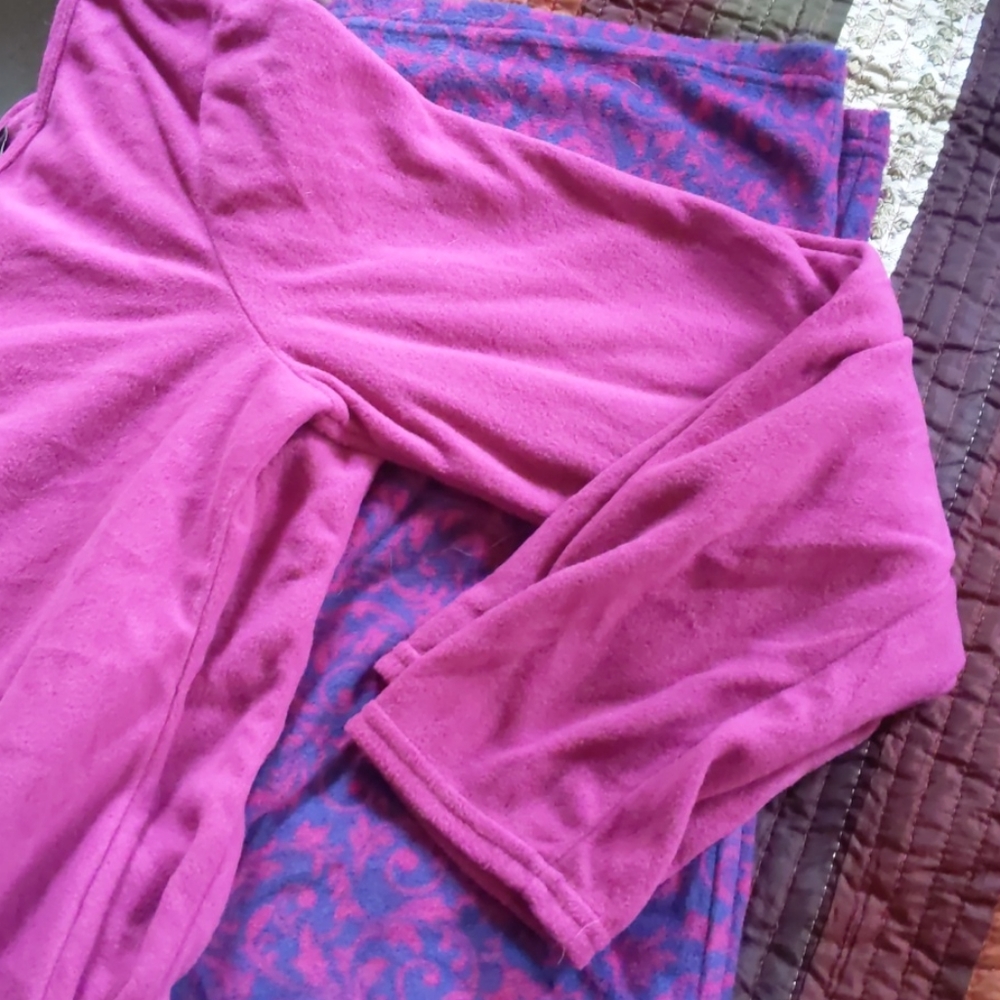 Ladies fleece 2pc pj set - Picture 5 of 6